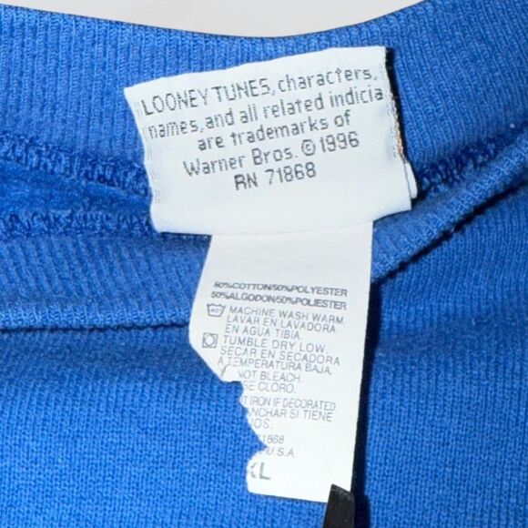 Vintage 90s Looney Tunes Whatever Tweety Bird Sweatshirt Size XL - Picture 6 of 7